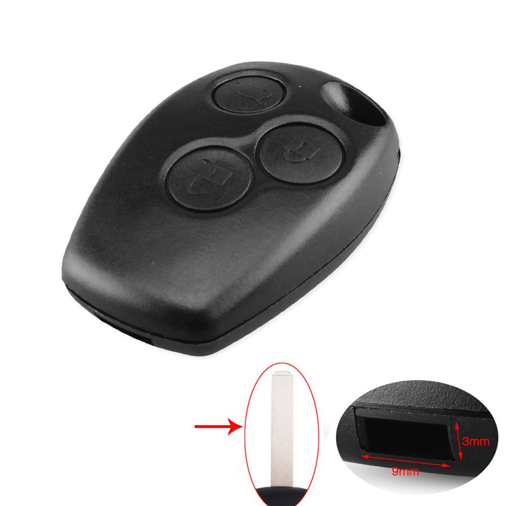 2 3 Buttons Car Remote Key Shell Case Without Blade For Renault Dacia Modus Clio 3 Twingo Kangoo 2 Duster Logan Fluence