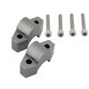 Motorcycle Handlebar Riser Clamp Honda ADV150 ADV160 ADV350 - 25mm Height Increase Or Titanium Finish