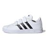 adidas Vl Court 2.0 Bequeme Leichte Low-Top Kinder Skate Schuhe Kinder Sneaker Weiß Schwarz DB1837
