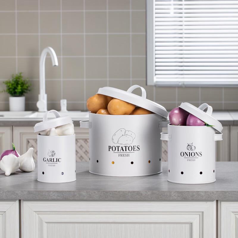 Iron Art Vegetable Storage Bins Set