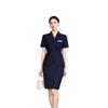 Elegant Women's Summer Suit: Professional Two-Piece Skirt Set for Salon Work