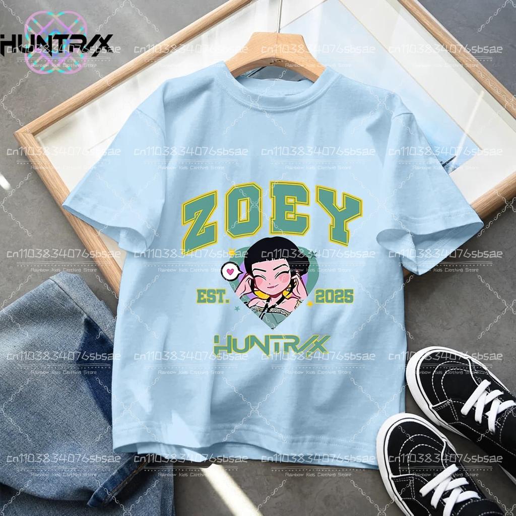 Saja Chlapecké tričko Anime Kpop Lovci démonů Dětská trička Dětské oblečení 2025 Nové Letní Ležérní Chlapci Dívky Topy s krátkým rukávem