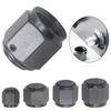 AN4 AN6 AN8 AN10 AN12 Female Flare Cap Block Off Fitting Plug Aluminum Swivel Hex Head Nut Port Adapter for Fuel Oil Line