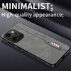Hit Stitching Color Retro Matte Leather Back Case For OPPO Reno14 Reno 14 F Pro 5G Full Cover Camera Protector Anti Slide Shell