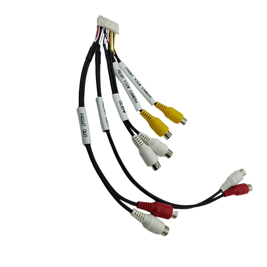 RCA Harness Cable Wire Connector Adapter for ILXW650 ILX-W650 ILX-W650E Front Camera Parts