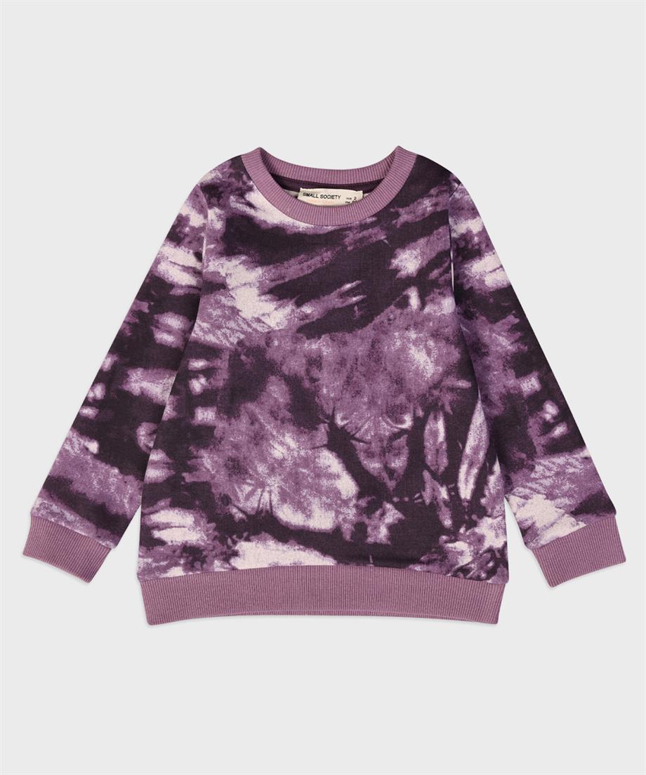 

Толстовка с принтом батик для девочки 1-2 Years лиловый