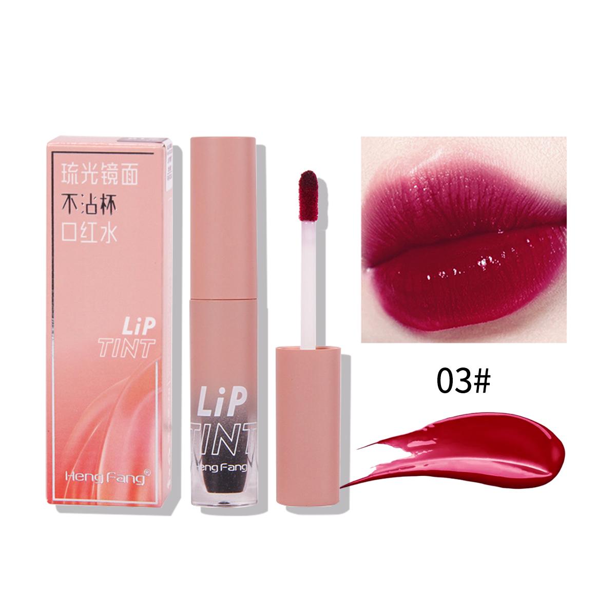 

HengFang Glaze Mirror с антипригарным покрытием, оттенок для губ, стойкая водостойкая глазурь для губ, 2 г