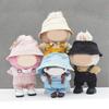 17Cm Cotton Doll Pocket Overalls For Labubu Figure Doll Plush Doll Soft Fabric Display Dressingup Accessories Outfit