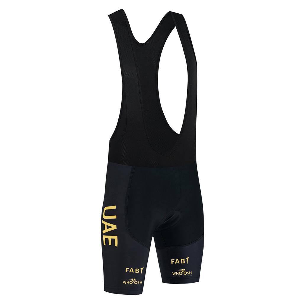 2025 Black Gold Cycling Jersey UAE TEAM Bike Jersey Shorts Set Ropa Ciclismo Men Women Summer Pro Bicycle Maillot Clothing