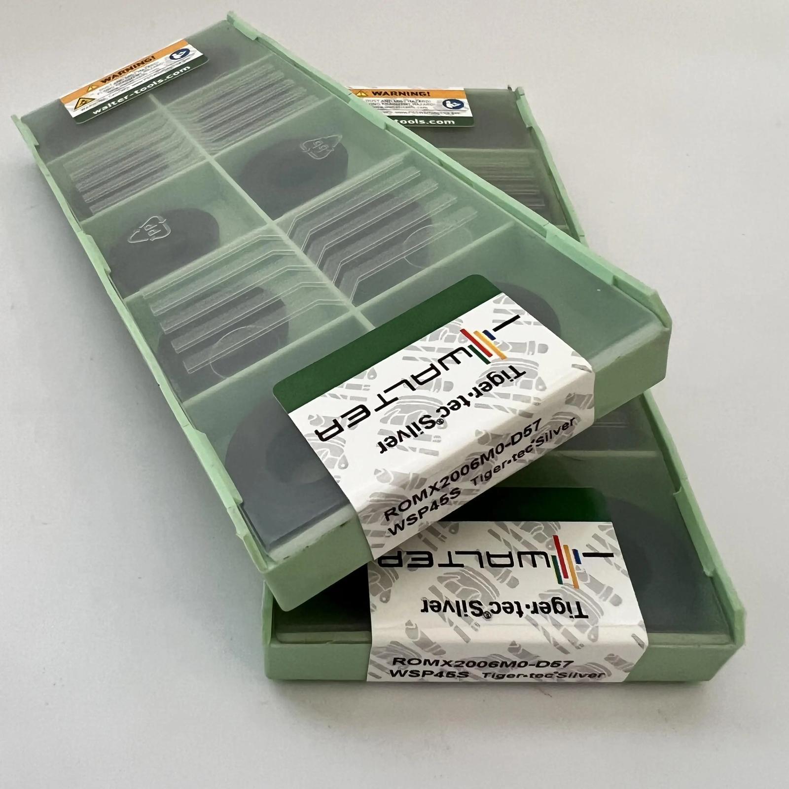 

Original / ROMX2006M0-D57 WSP45S / Industrial indexable Carbide Inserts 10 Pcs