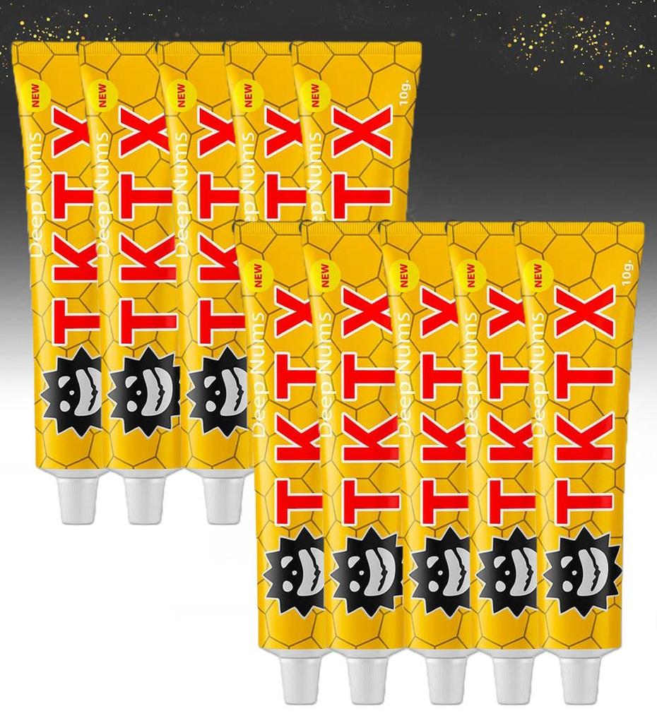 TKTX Topical Anaesthetic 40% Numbing Cream 10g For Tattoo Body Art Gel Yellow