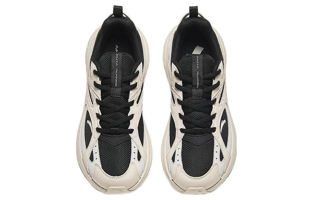 Anta Cushioning Low top Running Shoes Women's Beige Black