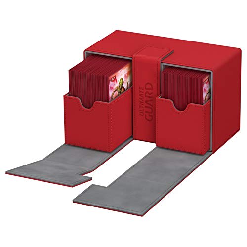 Ultimate Guard Twin Flip Tray Deck Case 160+ Xeno Skin Red