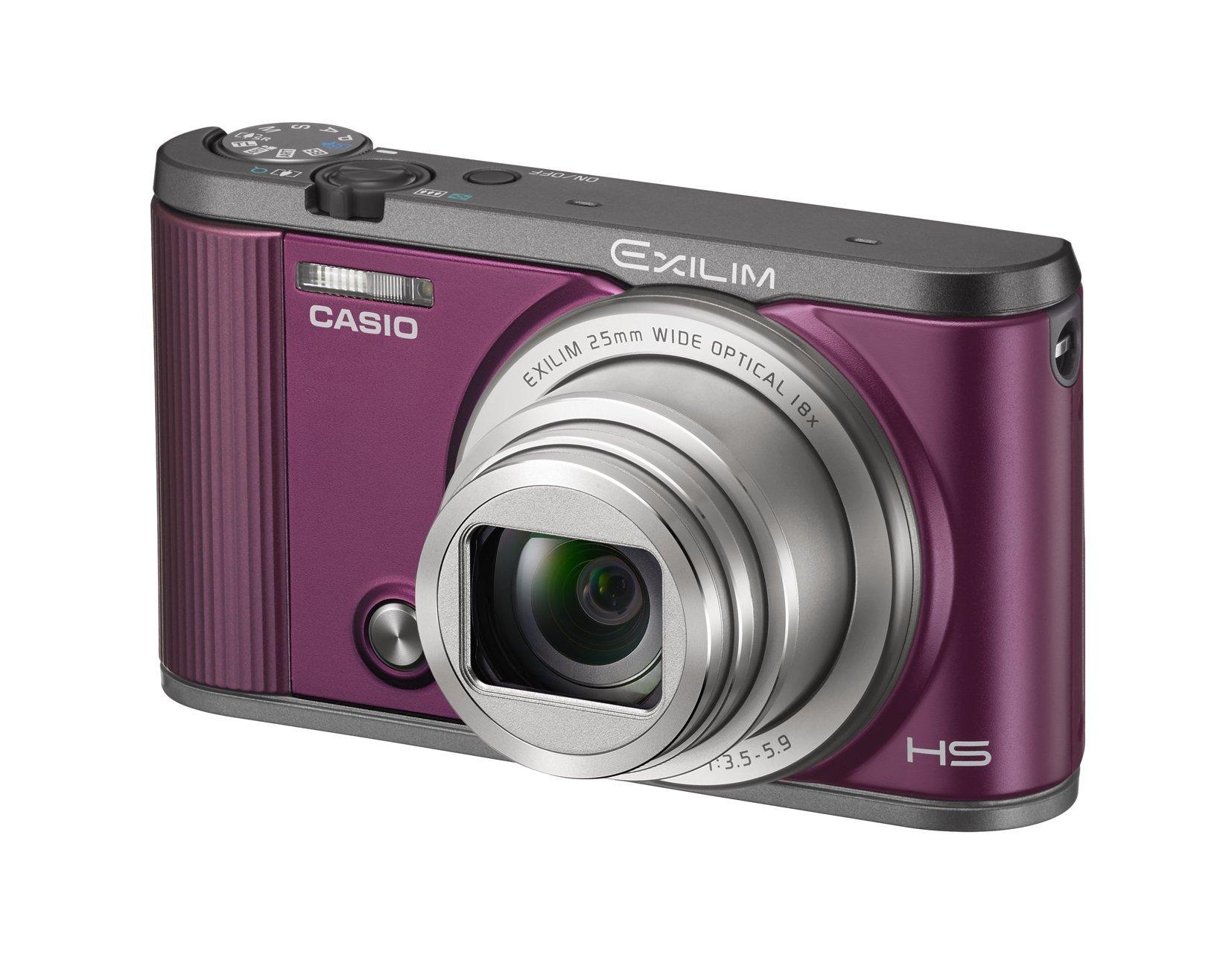 

CASIO Digital Camera EXILIM with Selfie Tilt Auto Transfer Wine Red EX-ZR1700WR LCD, Function, Wi-Fi/Bluetooth,