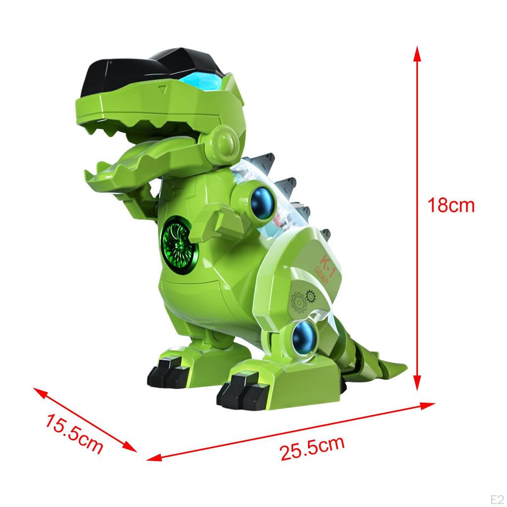 Mini Toys Musical Toy Dinosaur with Music and Light Electric Handstand Funny Decor LED