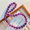 10Mm Vintage High Quality Natural Amethyst Clavicle Chain Necklace