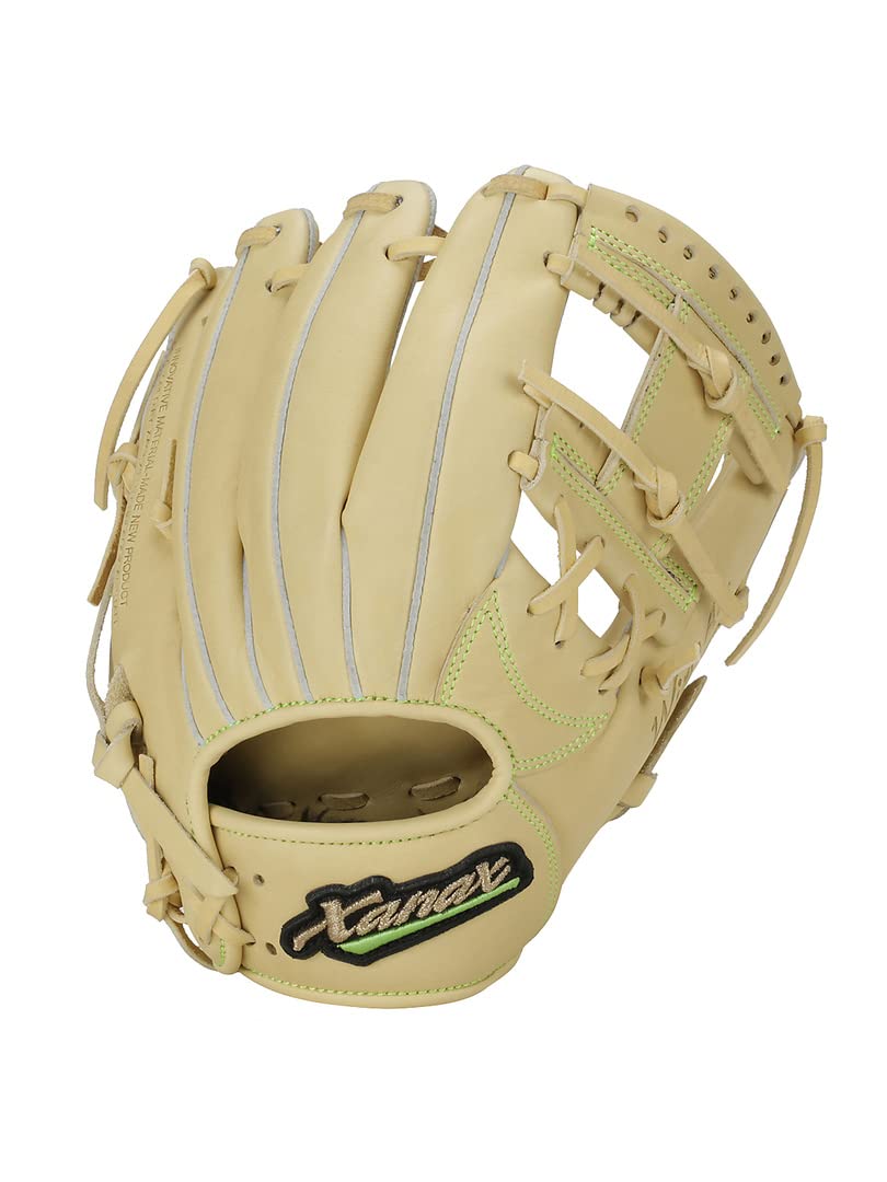 

Xanax Wing Air Junior Cream Brown x Lime Green BJG52521W Glove, (C9486), Right-Handed Throw,
