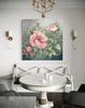Canvas Print, Vintage Pink Flower