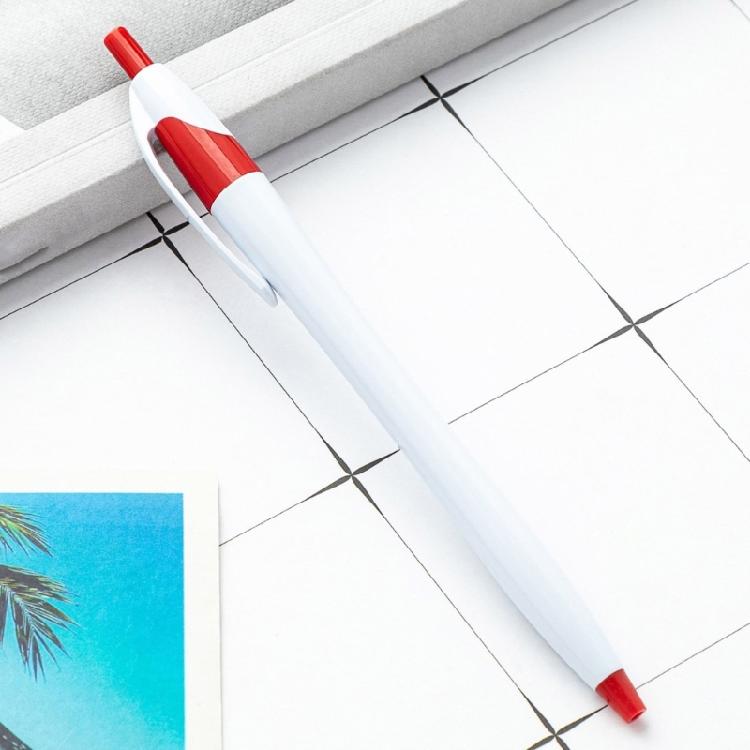 Plastic Ballpoint Pen with Pen Clip Signing Pen Office Signature Pen