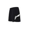 Li Ning Sports Lifestyle Series Solid Color Quick-Dry Breathable Casual Shorts Women Shorts Black YKSU098-1