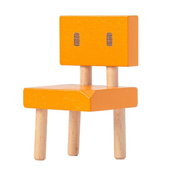 

Статуэтка аниме-кота в виде стула, кавайная черно-белая статуэтка кота, деревянная 3-ножная статуэтка-стул, миниатюрное настольное украшение жёлтый