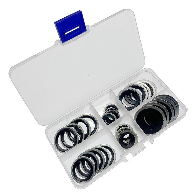 30Pcs/Box Sealing Gaskets For Automotive Air Conditioning Systems High Temperature Resistant Gasket Car Accessories
