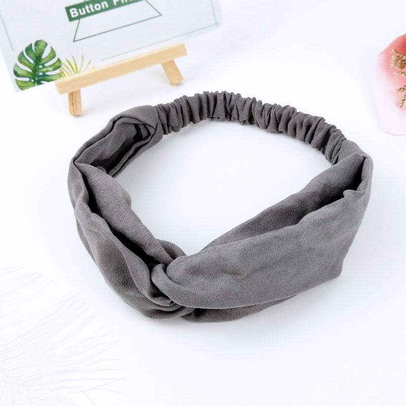 Scrunchies Frau Geknoteter Turban Haaraccessoires für Mädchen Stirnband Turban Elastisches Haarband Kopfwickel Gestreifte Haar-Scrunchies
