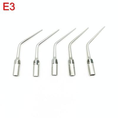 5Pcs Dental Scaler Tips Ultrasonic Fit EMS Woodpecker UDS Dental Ultrasonic Scaler Machine Materials E3