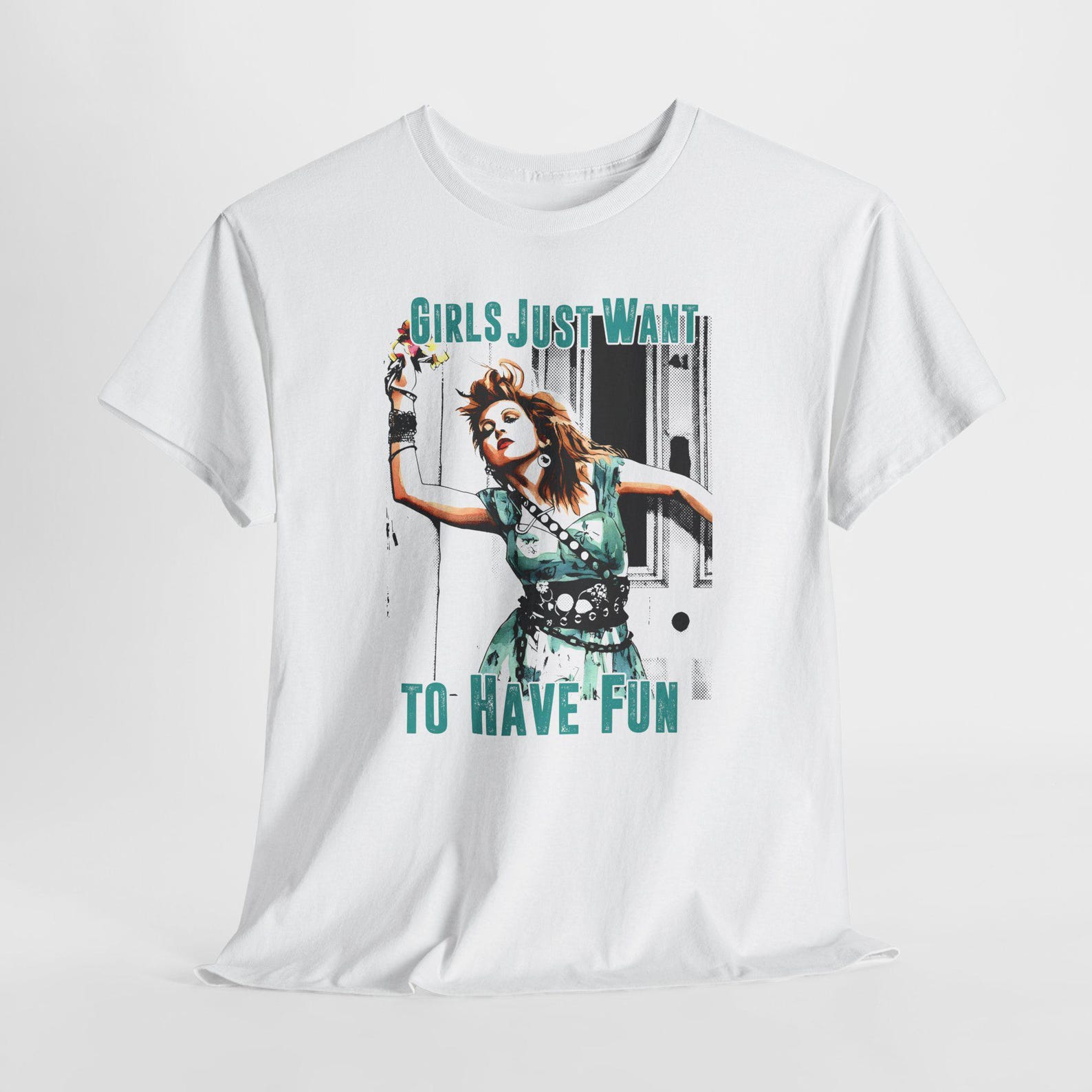 Girls Just Want To Have Fun T-Shirt | Retro 80s Music Tee 3XL