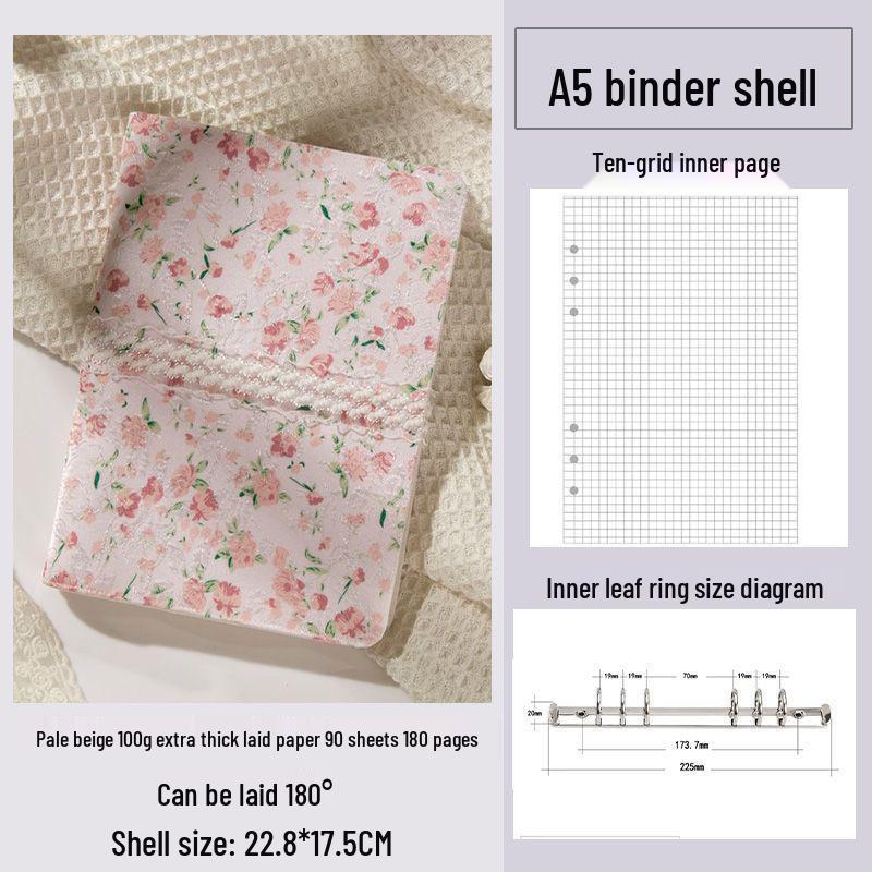 Detachable A6 Cute Loose-Leaf Literary Notebook Diary