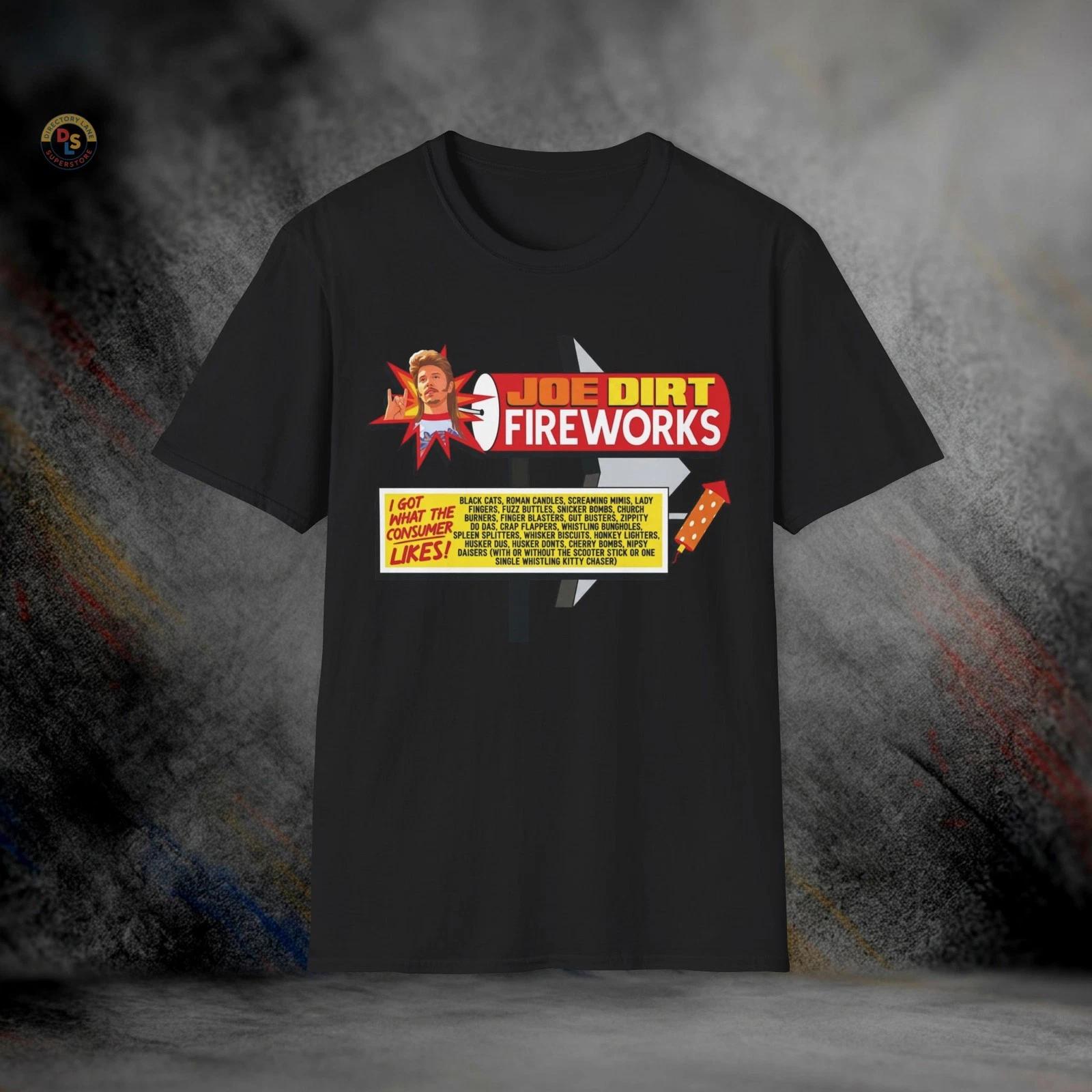 Joe Dirt Fireworks T-Shirt | Softstyle Tee S