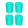 Fishing Rod End Cap Protector 4pcs Silicone Set for Lure and Bait Rods