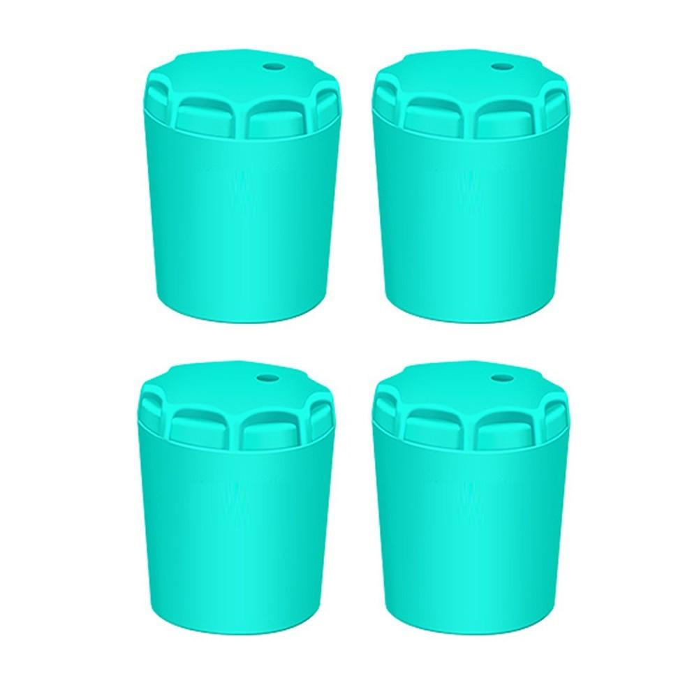 Fishing Rod End Cap Protector 4pcs Silicone Set for Lure and Bait Rods