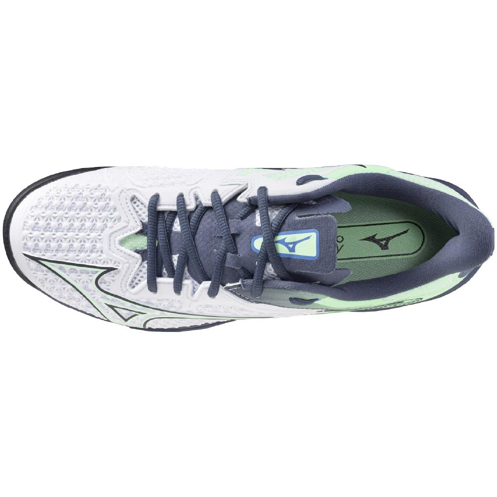 Tennis Shoes Wave Exceed TOUR 6 OC Artificial Grass Court Club Activities Lightweight Soft Tennis Hard Tennis 61GB2472 White X Mint X Navy Cm 2E