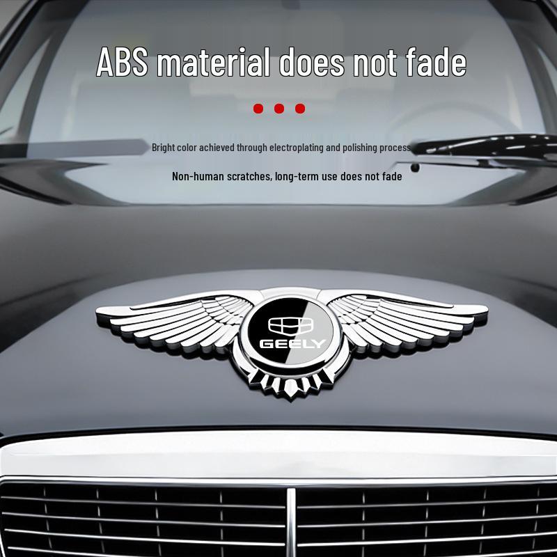 Geely Auto Motorhauben-Emblem-Aufkleber für die Modelle Xingyue L, Xingyuan, Xingrui, Emgrand, Boyue Pro