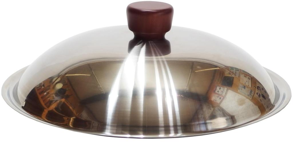 River Light Kyoku Frying Pan Lid 24cm Stainless Steel Cover Made In Japan 3124S