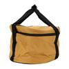 Camping Tableware Carrying Bag 14L Outdoor Cookware Organizer Round Picnic Storage Bag with Sturdy Handle for Plates