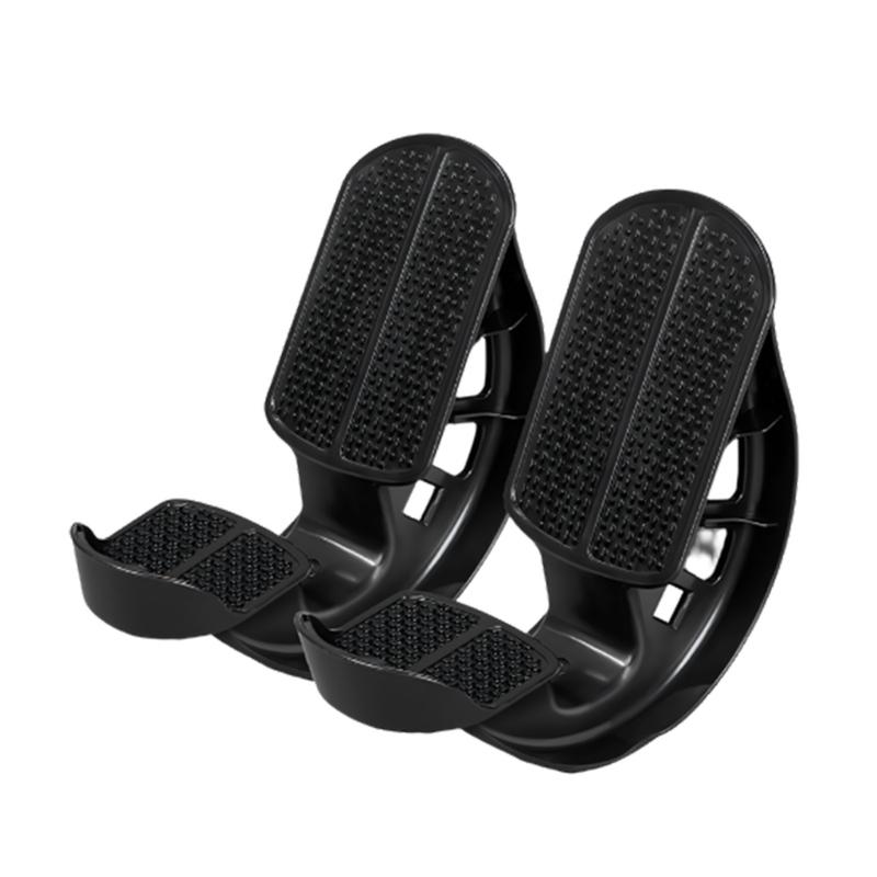 2Pcs Portable Calf Stretching Wheel Foot Rocker Board Stretching Calf Pedal Leg Stretching Massage Fitness Equipment