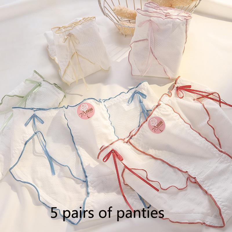 

Сексуальные высокие открытые деревянные ушки класса А хлопковые мягкие женские трусики средней талии дышащие 7A антибактериальные хлопковые внутренние штаны для девочек L