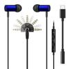 Swing-type Wired Earphones with Type-C Adapter, Night Navy Blue