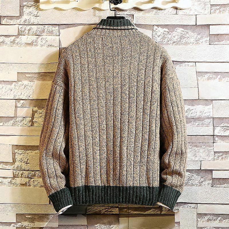 sweater New Winter Striped Turtleneck Sweater