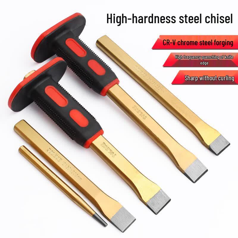 Molly Alloy Steel Rubber Handle Chisel Set