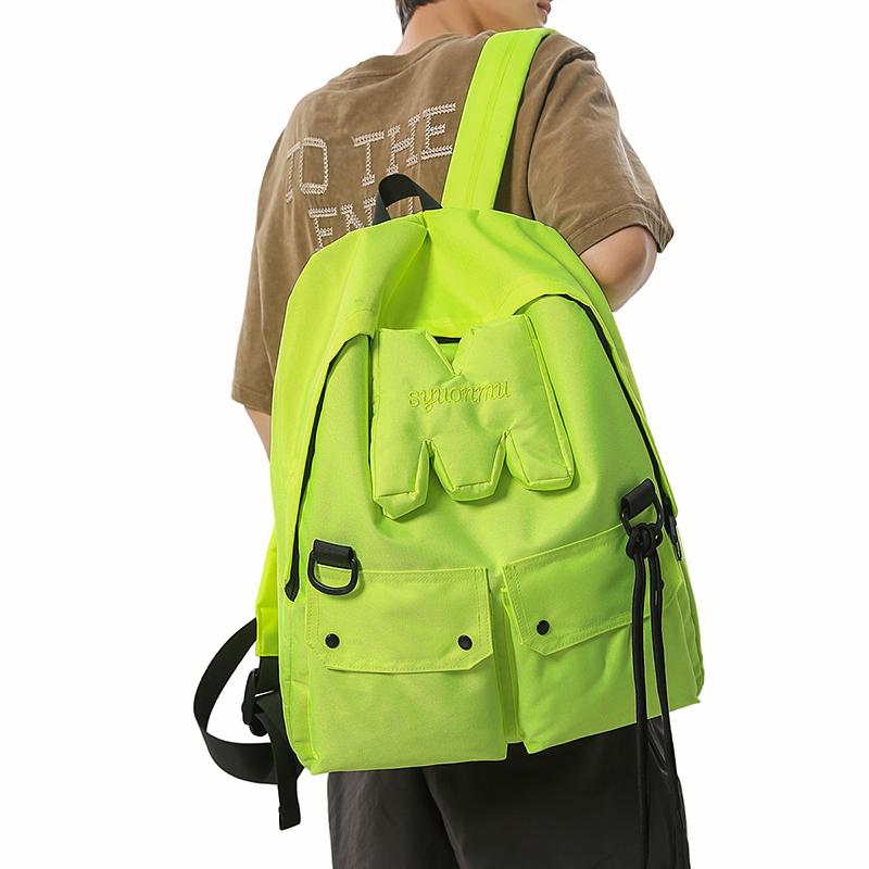Men's Large Capacity Backpack Women Multi-Functional Travel Computer Bag Student Schoolbag