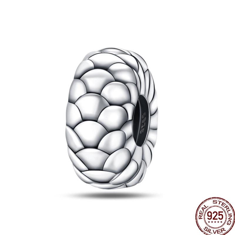 Genuine Copper Clasp Closure Cz Pave Clip Charms Daisy Bead Stopper Safety Chain Accessory Fit 3Mm Bangle Bracelet Fine Jewelry Clip