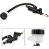 Keenso Rear Brake Master Cylinder, Motorcycle Rear Brake Hydraulic Master Cylinder with Reservoir