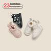 Girls' Leather Shoes: Baby Cotton Fleece Shoes, Toddler Walking Shoes, Cartoon Snow Boots, Warm Winter Leather Boots.