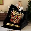 Anime A-Attack o-on T-Titan Throw Flannel Blanket, Soft Warm, Durable & Washable cute Cool