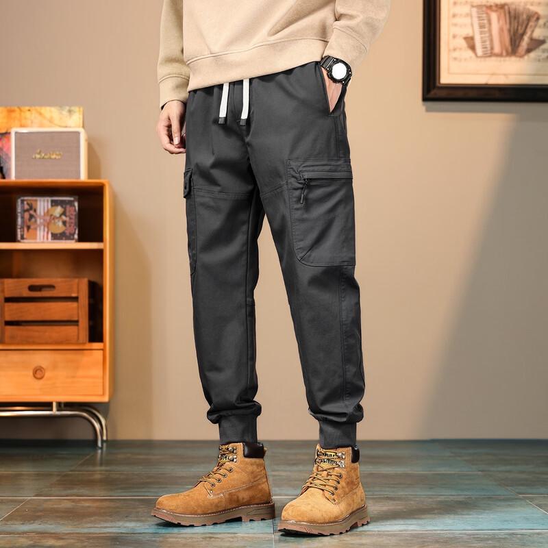 Jeep Men's Summer Casual Cargo Jogger Pants