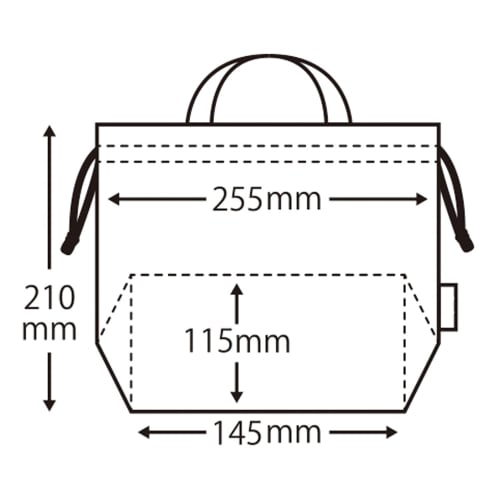Gakken Staful Gomi Taro Goldfish Runaway Insulated Lunch Bag, Mizutama K20002