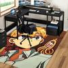 1pc Anime Character Design Chair Mat, Tanjiro Kamado Inspired Office Rug, Non Slip Carpet for Home and Office Decor, Suitable for A